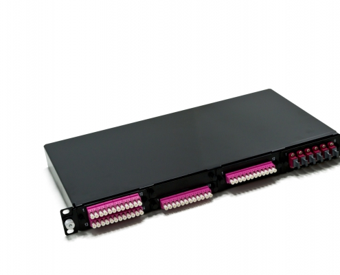 1U 19″ panel, 4 module capacity