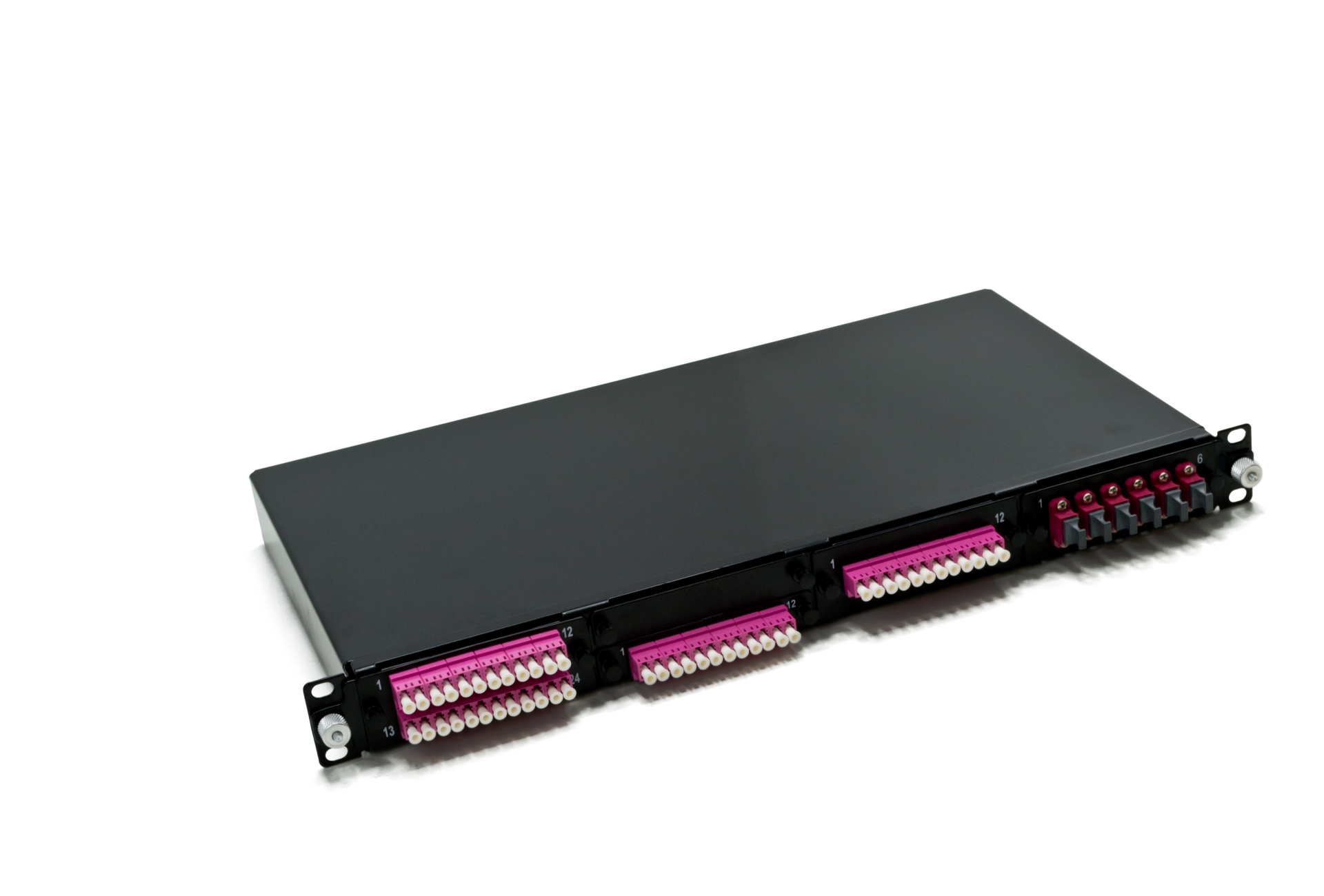 1U 19″ panel, 4 module capacity