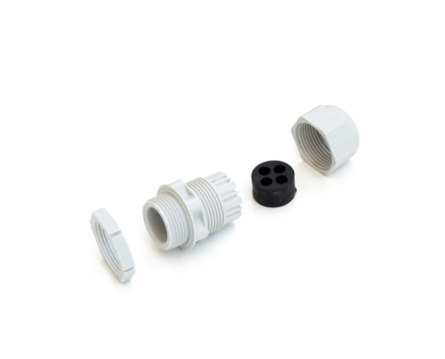 Multi-hole cable gland