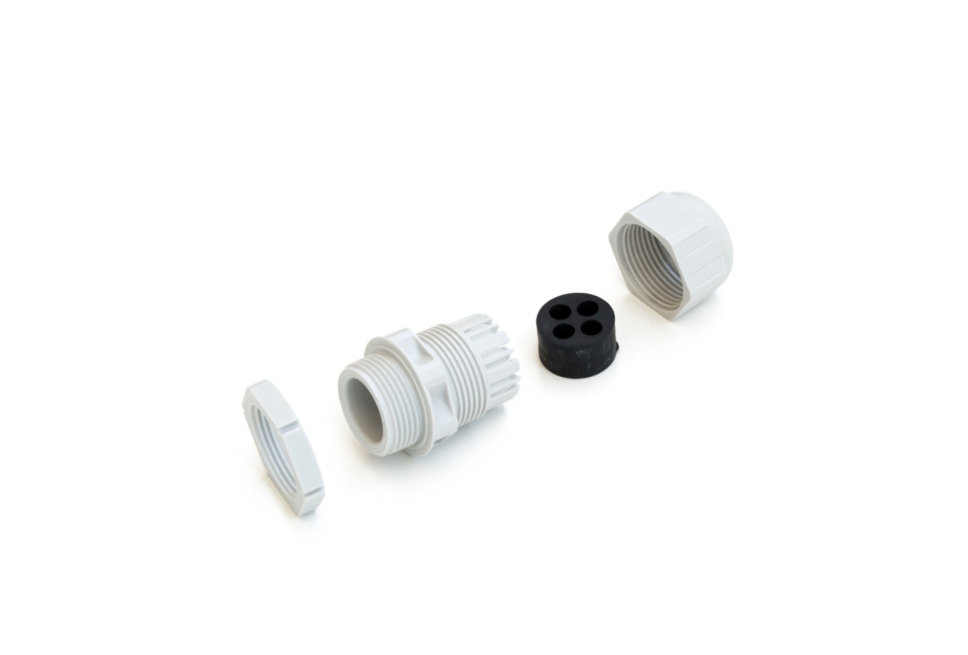 Multi-hole cable gland