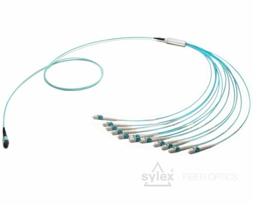 MTP – LC 12-fiber Duralino fanout – Simplex