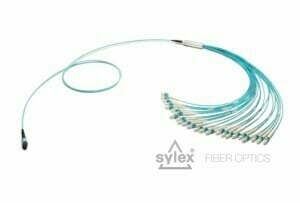 MTP – LC 24-fiber Duralino fanout – Simplex