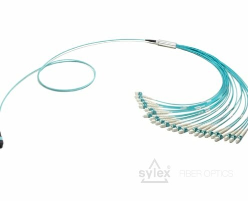 MTP – LC 24-fiber Duralino fanout – Simplex