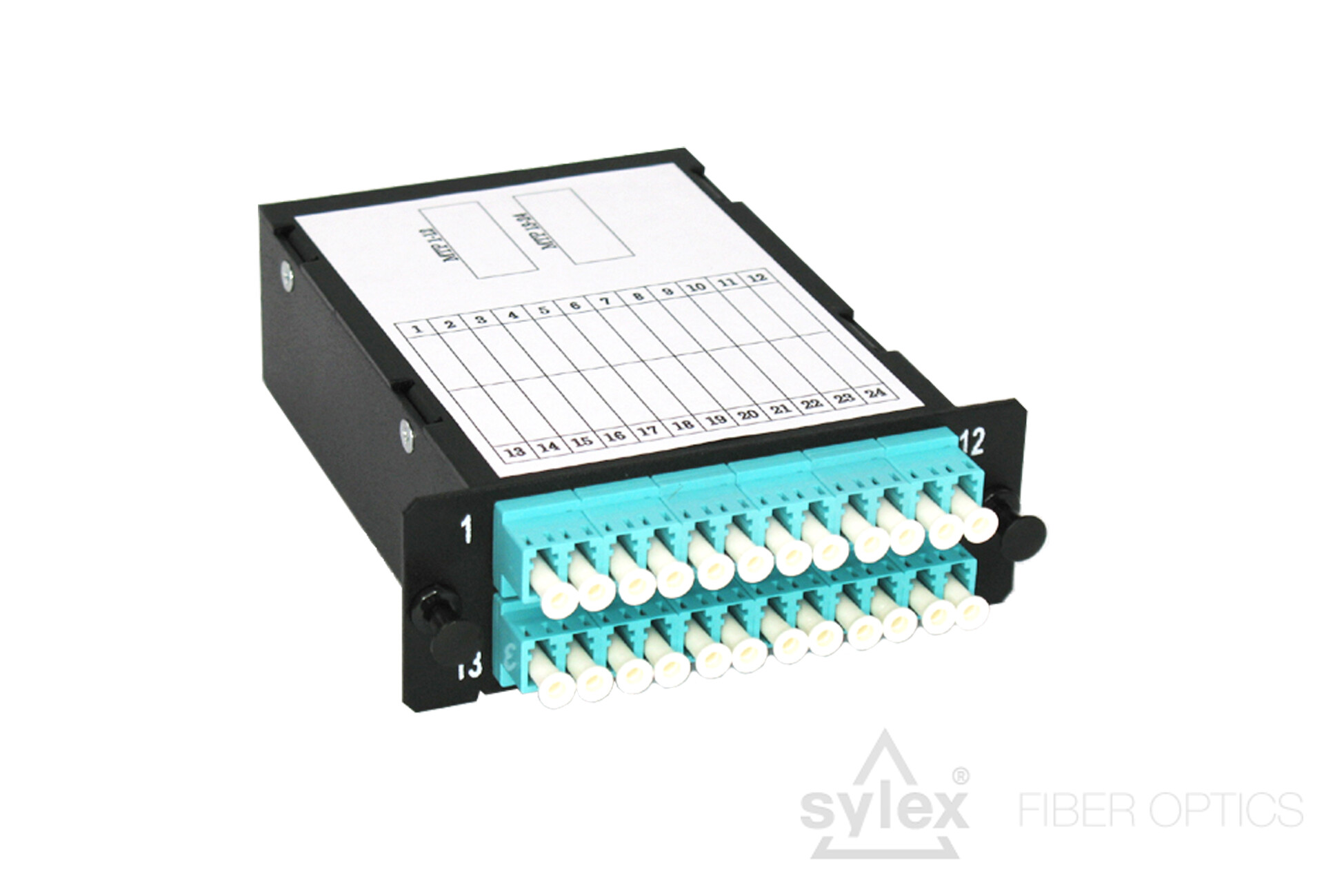 2x12f MTP to 12xLC duplex module