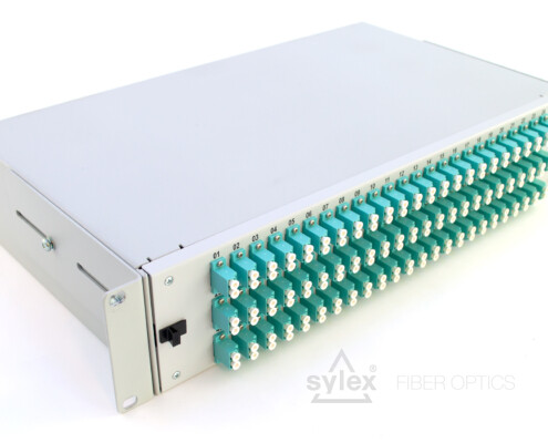 LC 2U patch panel – with adapters