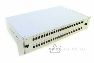 Empty 2U patch panel with E2000 front panel